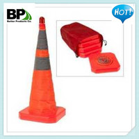 Cone traffic barrier with light for sale