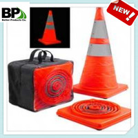 650mm Flexible Orange Traffic Cone