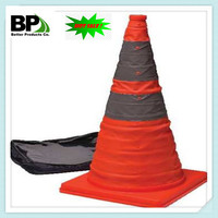High Quality Reflective Collapsible LED Light Traffic Cone