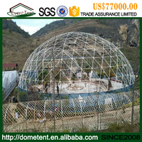 more images of Prefab Dia 5m-30m Glass Igloo Dome Tent With Aluminum Frame