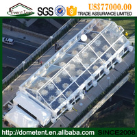 more images of Elegant White Wedding Party Tent With Glass Walls