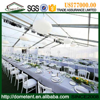 more images of Elegant White Wedding Party Tent With Glass Walls