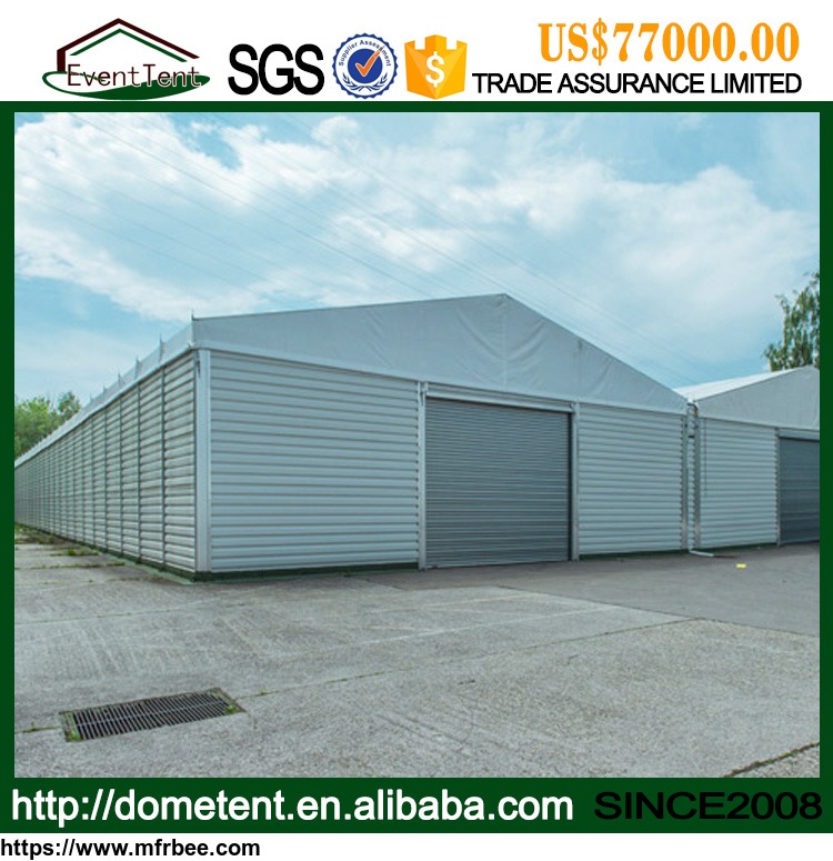 temporay_storage_outdoor_warehouse_tent_with_rolling_door