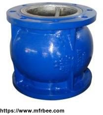 pn16_cast_iron_flange_type_silent_check_valve_for_pump_and_water_treatment
