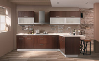 Classic Dark Wood, Wenge Nature and Brown Oak  european style cabinets