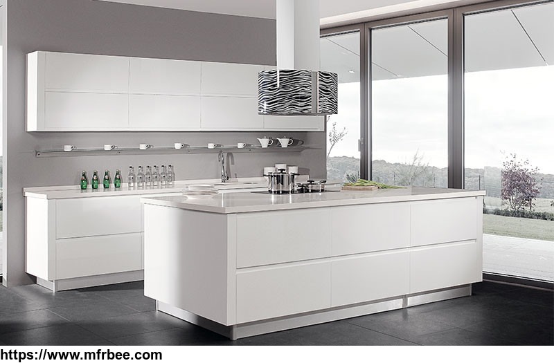 Luxry Lacquer White high gloss cabinets