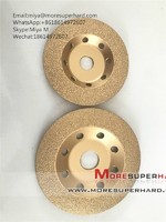 more images of vacuum brazed diamond grinding disc for grinding marble,ceramic,FRP miya@moresuperhard.com