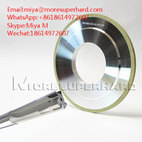 more images of Cylindrical diamond grinding wheel Used for milling cutter 1A1 14A1 miya@moresuperhard.com