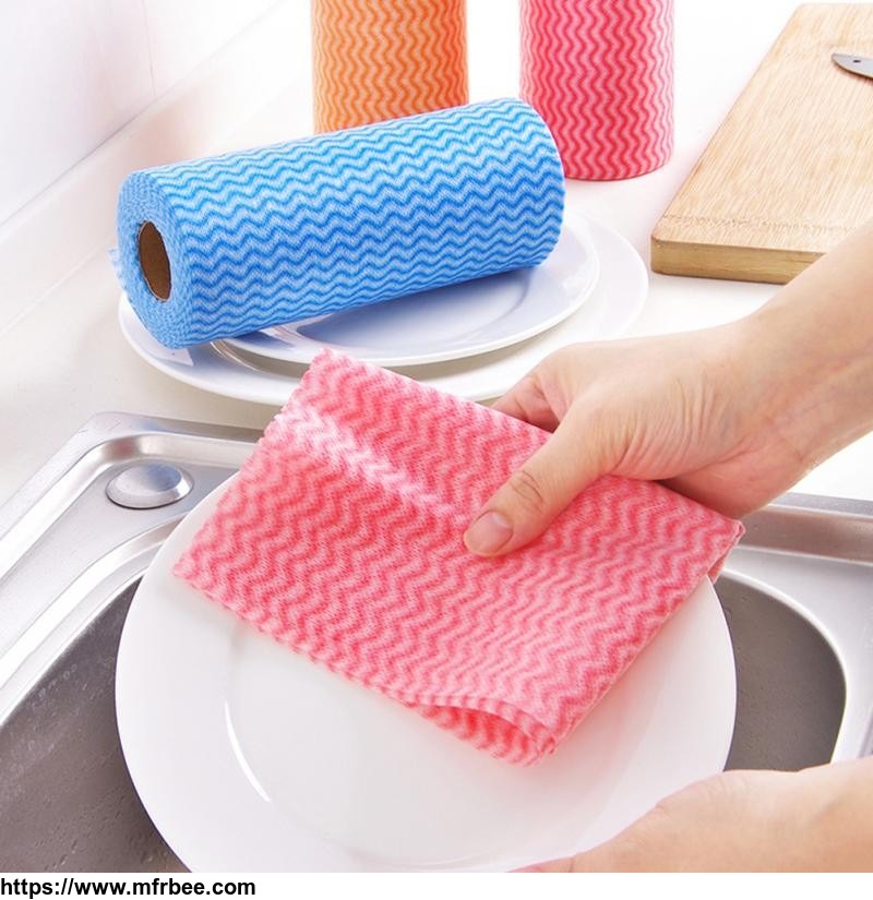 wholesale_disposable_scouring_pad_kitchen_dishwashing_cleaning_rag_wave_pattern_strong_water_absorption_to_grease