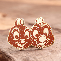 more images of Double Rabbit Enamel Pins