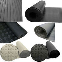 more images of Hardenss 60 black rubber sheet anti slip rubber mat 3.2mmx 0.6m x 5.5m long