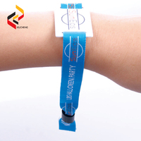 more images of NFC Payment NTAG213 Woven Wristbands for event