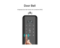 more images of Fingerprint Password RFID Card Smart Door Lock Security Protect Keyless App control from mobile