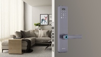 Biometric Fingerprint Password RFID card Smart door locks High Security Bluetooth App control your access home