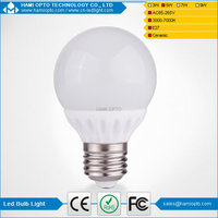E27 5W Epistar LED bulb light, CRI 80 LED ceramic bulb light AC85-265V