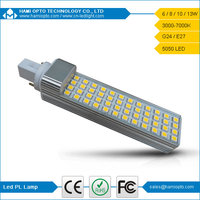 Warm white 10W SMD5050 G24/E27 LED PL Lamp led lighting