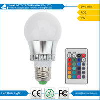 B22 / E27 / E14 / GU10 LED Globe Light Bulbs, 3W RGB LED Bulb Lights With Remote