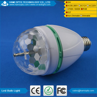 more images of LED RGB Full Color Rotating Lamp Crystal DJ Party Stage Light Bulb AC85-265V,E27