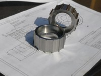 more images of CNC turning low carbon steel parts for motor