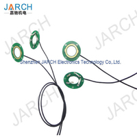 1 Circuit Ultra Thin Pancake Slip Ring Compact Hollow Shaft Slip Ring For Laboratory Equipment