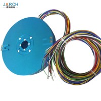 JARCH Low Torque 12 signals Flat Slip Ring 6 Circuits/5A Thickness bore slip ring 20mm