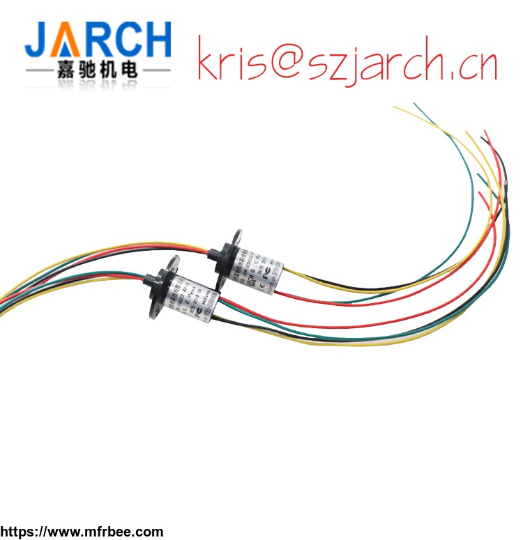 micro_high_speed_slip_ring_capsule_sliprings_od6_5mm_4_6_8_12_circuits_1a_fiber_optic_rotary_joint