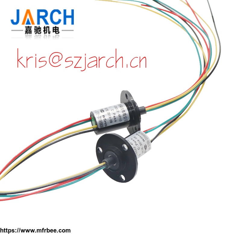 rotary_joints_4_circuits_10a_of_capsule_slip_ring_mini_flange_slipring_with_outer_diameter_22mm