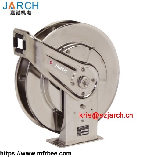 auto_automatic_retractable_reel_cable_heavy_duty_stainless_steel_air_hose_reels_industrial_cable_reels