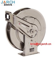 Auto automatic retractable reel cable heavy duty stainless steel air hose reels industrial cable reels