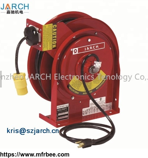 extension_cable_reel_roller_rack_hose_reel_drum_spring_driven_hose_heavy_duty_cord_reel
