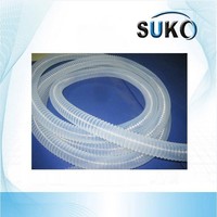 more images of PTFE Teflon corrugated plastic white pipe/tube with competitive price