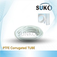 High quality PTFE Teflon corrugated plastic pipe/tube