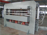 more images of BY21-4*8/160-3 wood veneer hot press machine for wood door panel