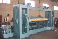 LXQ260-1500 spindle face veneer peeling lathe machinery/ big diameter wood log  peeler