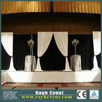 Use Pipe and Drape Backdrop Kits Drapery Curtain for wedding