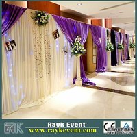 more images of Use Pipe and Drape Backdrop Kits Drapery Curtain for wedding