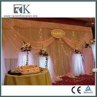 Fashion Fire Resistant Decoration Wedding Stage Curtains
