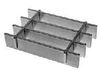 Press locked steel bar grating high strength and serrated surface