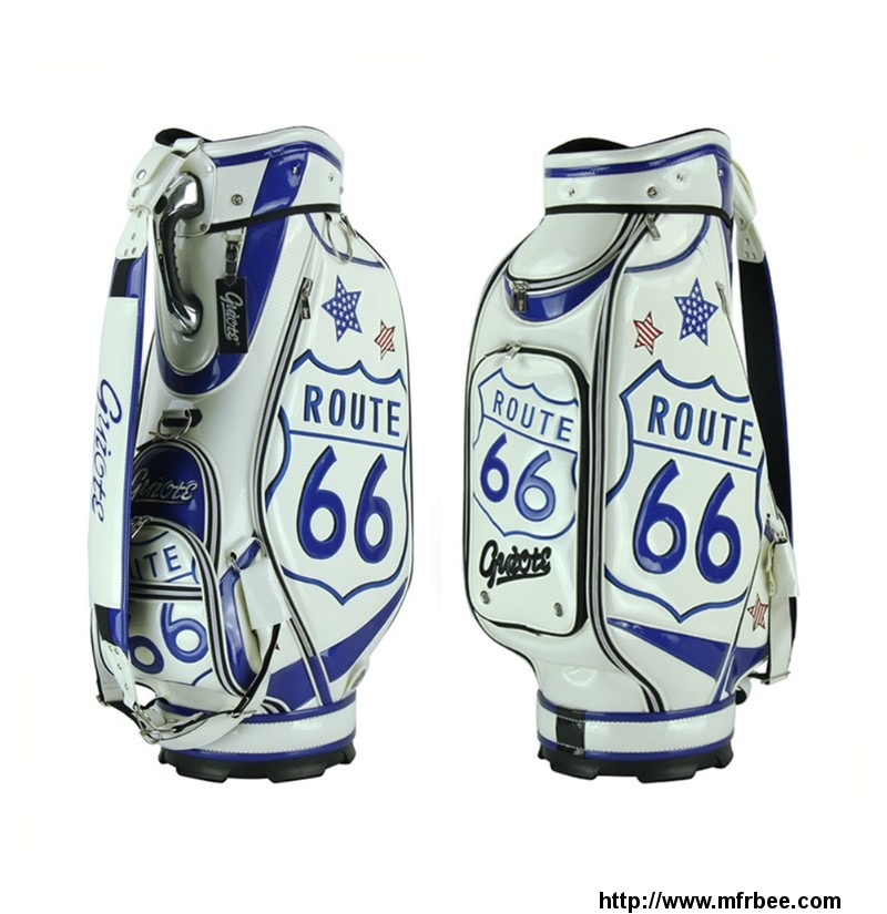 guiote_golf_staff_bag_new_model_route_66_caddie_golf_cart_bag