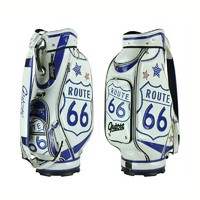 Guiote golf staff bag new model route 66 caddie golf cart bag