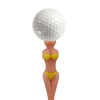 more images of Bikini Sexy Lady Girl Golf Tee, Ball Holder Model Tee, Plastic, 80mm