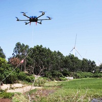 GPS uav drone hanging powerlines electric industrial drone professional uav
