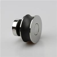 more images of Tempered glass sliding shower door wheel for circular tube R1105