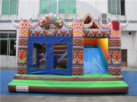 Cheap inflatable bounce house with slide combo, kids inflatable bouncer, used moon bounces for sales craigslist