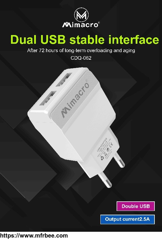 mimacro_dual_port_usb_apple_android_huawei_compatible_2_5a_european_charger