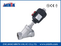 more images of MINTN-Pneumatic Angle Seat Valve thread connection plastic actuator