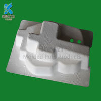 more images of Customized Molded Paper Pulp Packaging Tray for Mouse and Other Electronic Products