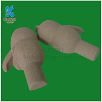 Custom Eco Friendly Yellow Pulp Paper Molded Products