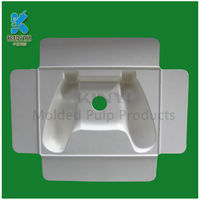 Wholesale export grade bagasse pulp handle packaging paper tray