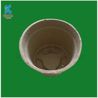 more images of Custom Eco-friendly molded paper pulp flower pot seed tray